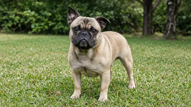 Frug, kruising van Franse Bulldog × Mopshond