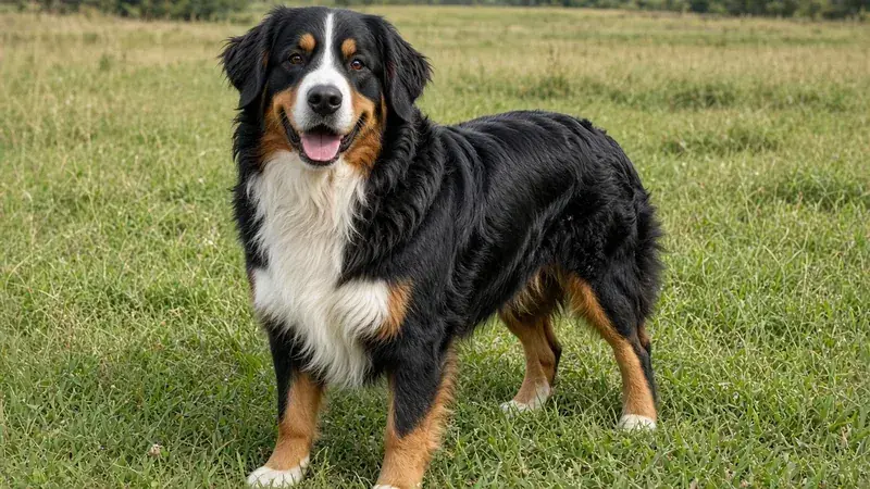 Golden Mountain Dog, kruising van Golden Retriever × Berner Sennenhond